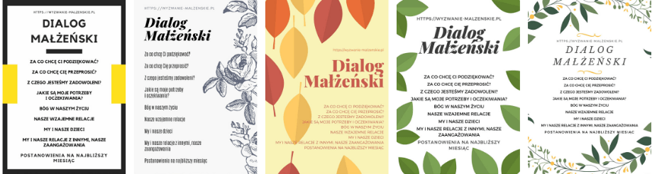 Dialog Małżeński - Pytania